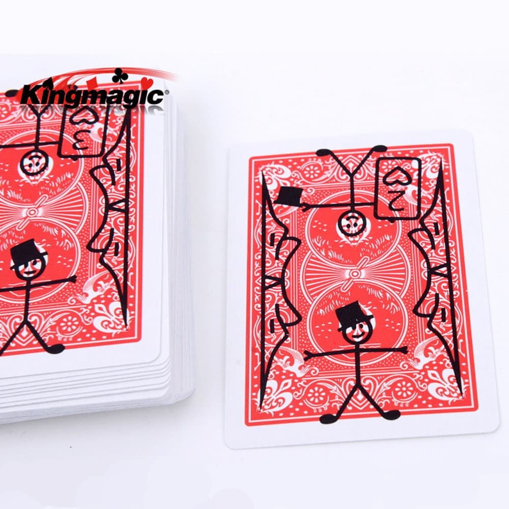 1 Baralho Carta-Toon Magic Truques Cardtoon Deck Playing Card Animação Predição Divertidos Mágico Gimmick Ilustrações