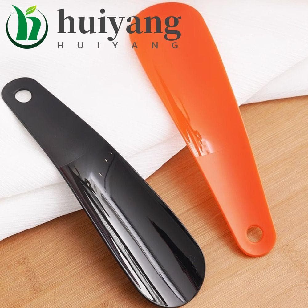HUIYANG Calçadeira De 2 Peças , Alça Deslizante Em Forma De Colher De Plástico , Levantador De Sapato Leve Flexível De 1