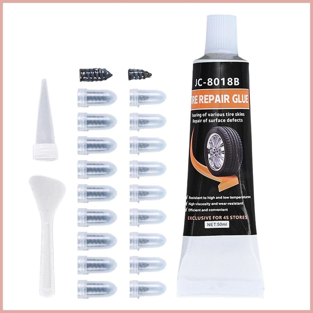 Kit Adesivo Para Reparo De Parede Lateral De Pneu , 30ml , Punção , Resistente Bicicleta , Motocicleta , Krenabr