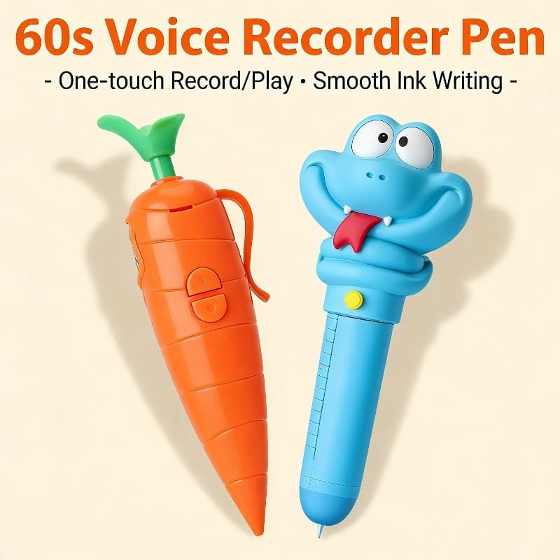 animal Judy Hopps Cenoura Gravador De Voz Caneta Gravação De Som Real Bonito Presente De Desenho Animado Para Estudantes