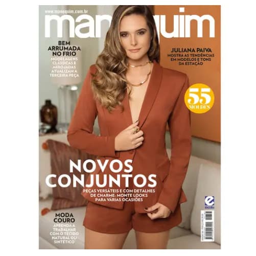 Revista Manequim Juliana Paiva Novos Conjuntos - Edição 783