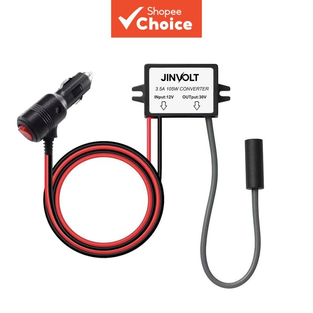  Mini Adaptador de Carro 12V para 30V 3.5A de Saída DC é adequado para Conversor de Fonte de Alimentação Protetor de