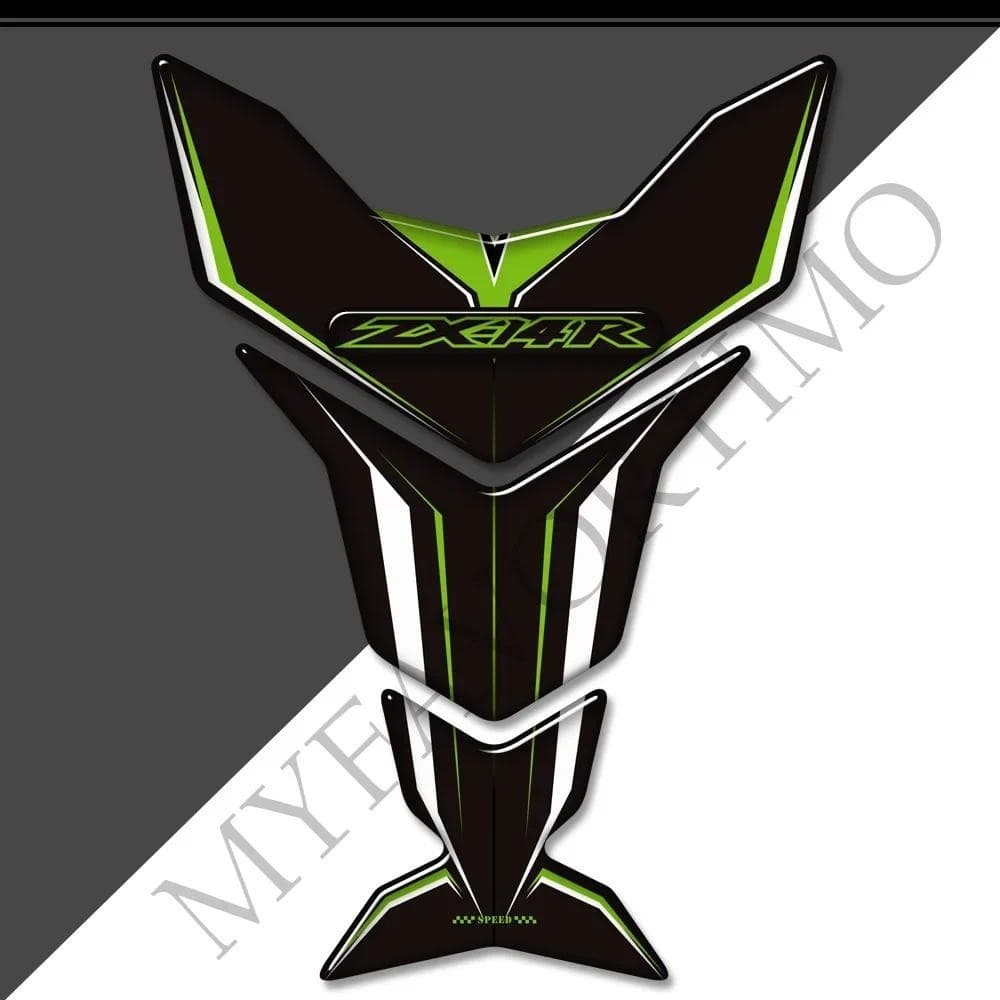 Para Kawasaki Ninja ZX-14R ZX14R 14R Almofada Do Tanque Da Motocicleta Adesivos De Óleo Emblema Logotipo Carenagem Decal
