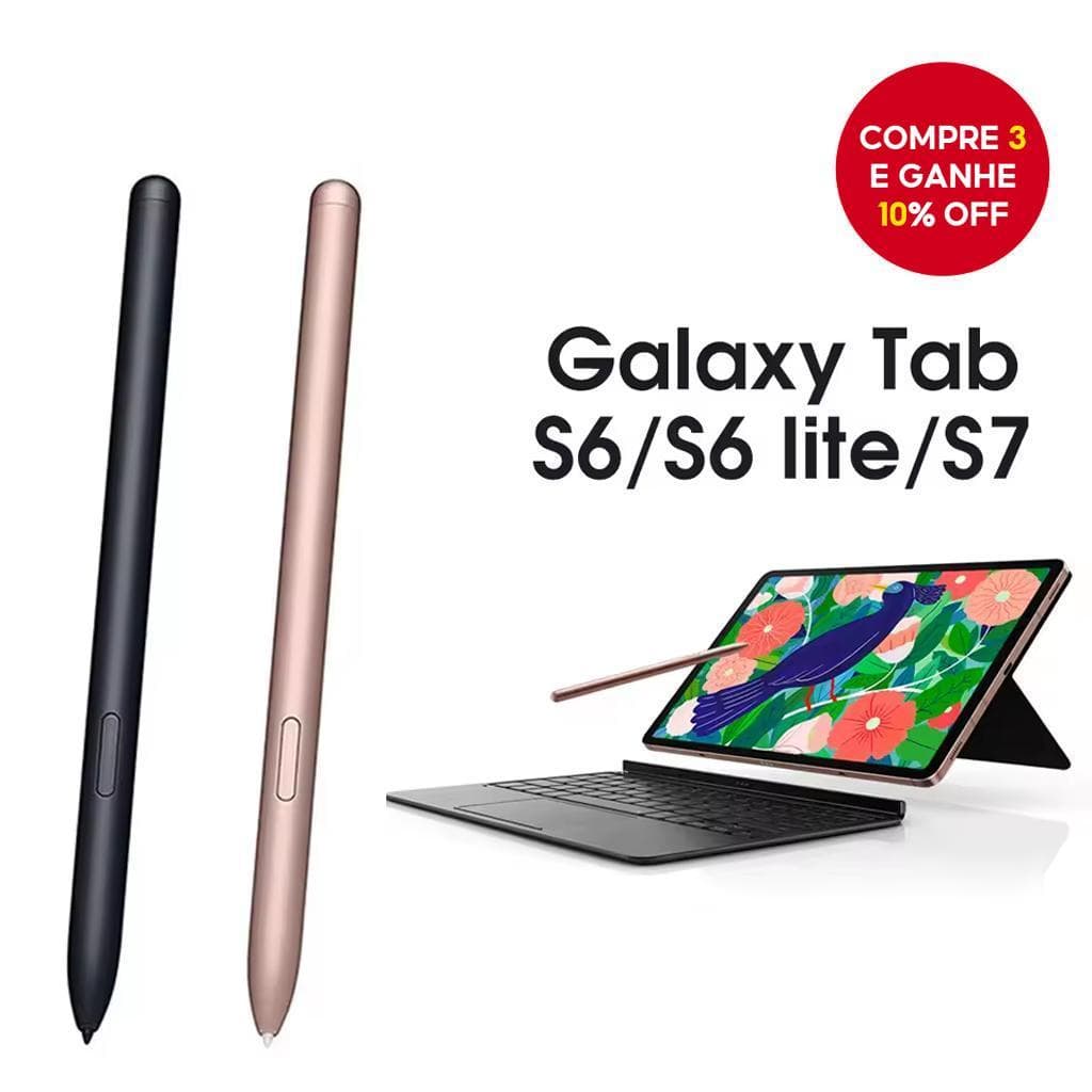  Aplicável para Samsung S Pen para tablets Samsung Galaxy S8, S7 FE, S6 Lite, S7+, S8+, S9FE, S9 Tablet, caneta stylus