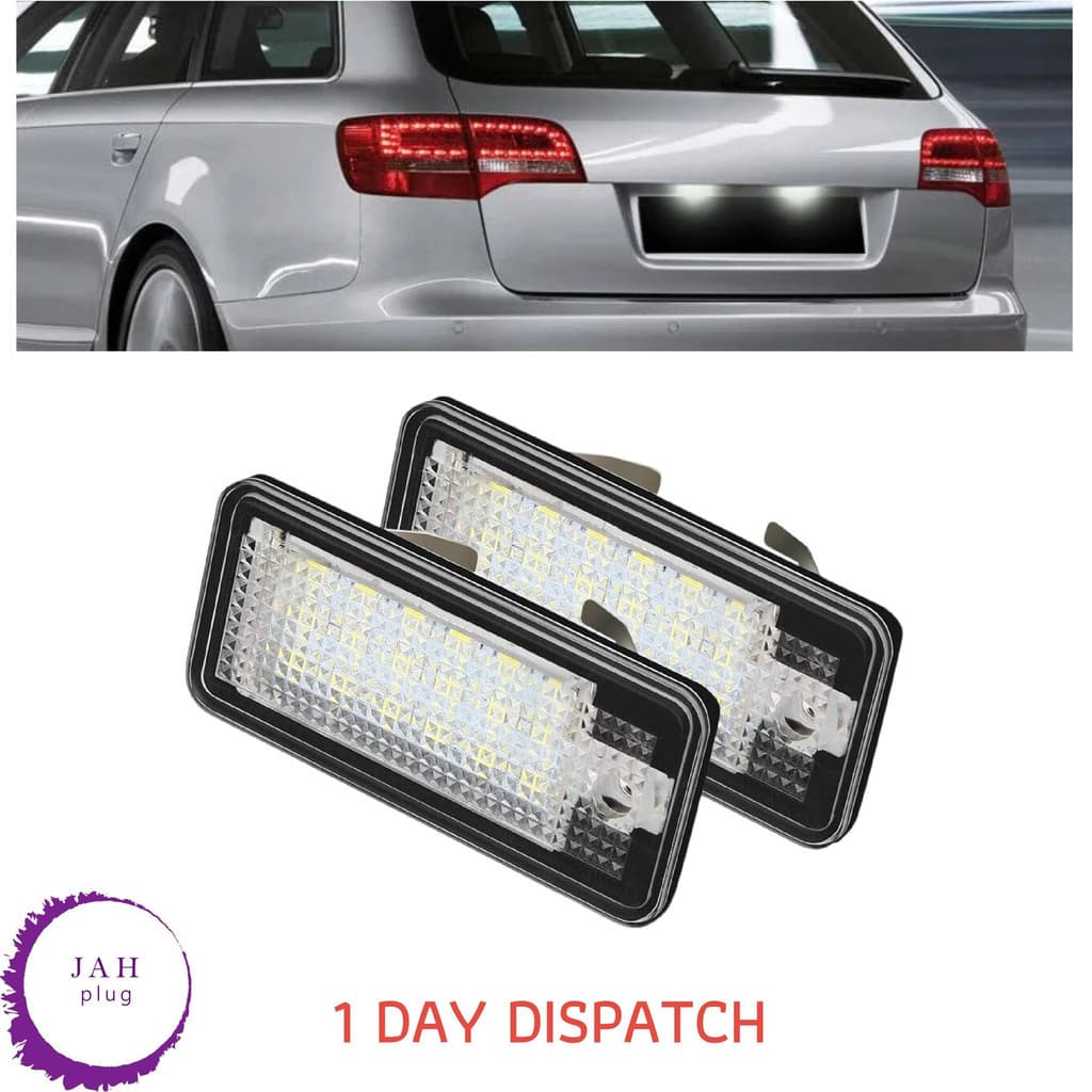 2X Luz LED Da Placa De Matrícula Para AUDI A3/S4 04-12/A3 CABRIOLET 08-09