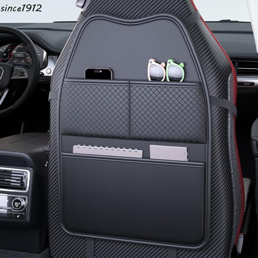 Capa De Proteção Para Assento De Carro SINCE , PU Com Bolsos Almofada À Prova De Chute , D'água