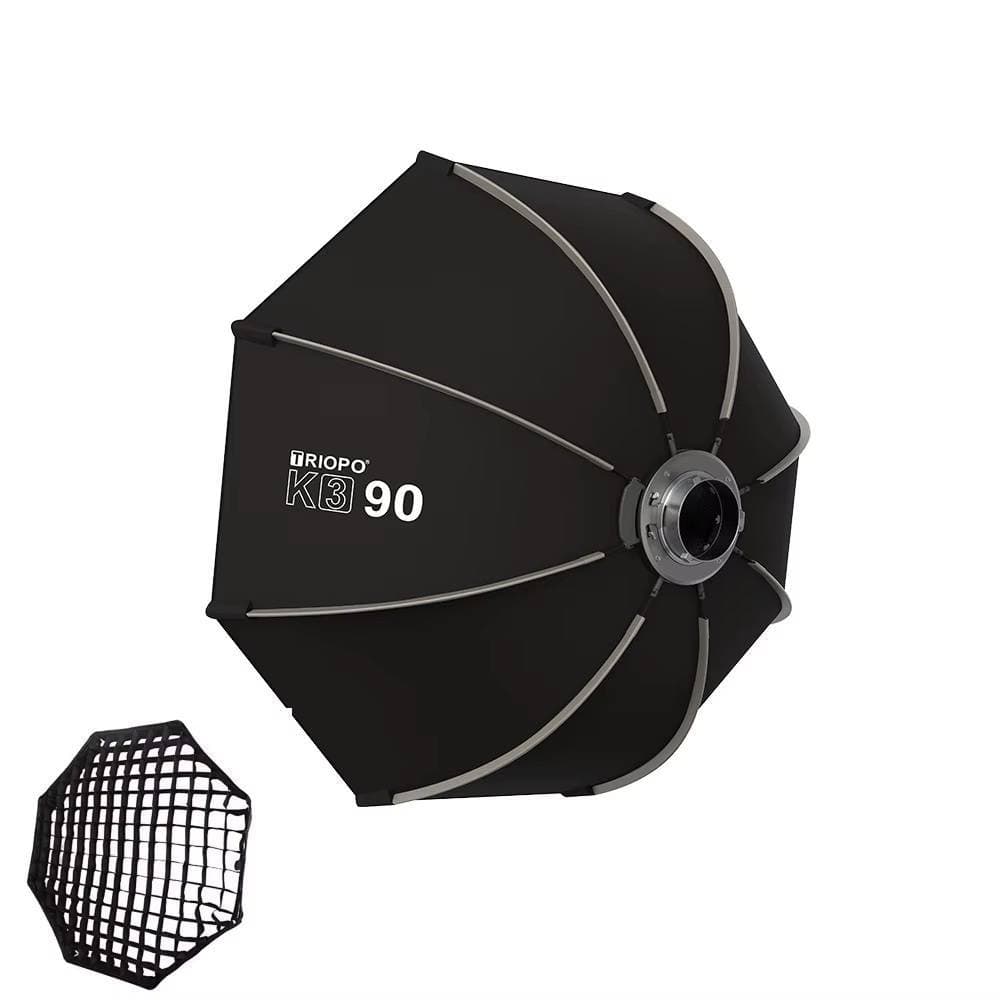 Softbox Octabox Triopo K3-90cm Com Encaixe Bowens E Colmeia