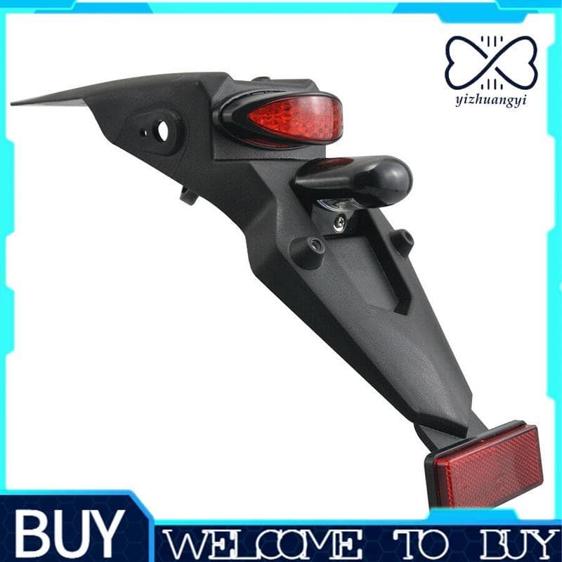 Paralama Traseiro Universal Para Motocicleta Com Luz Traseira LED Guarda-Lamas De Freio Lâmpada