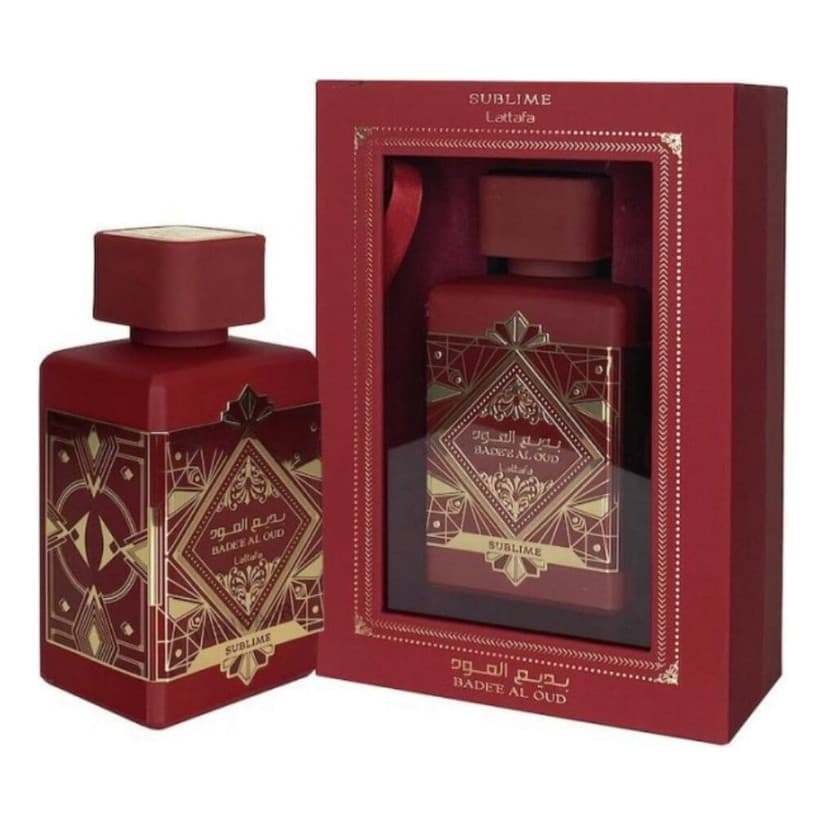 Perfume Badee Al Oud Sublime Lattafa Feminino Eau de Parfum 100ml Perfume Árabe Longa Duração