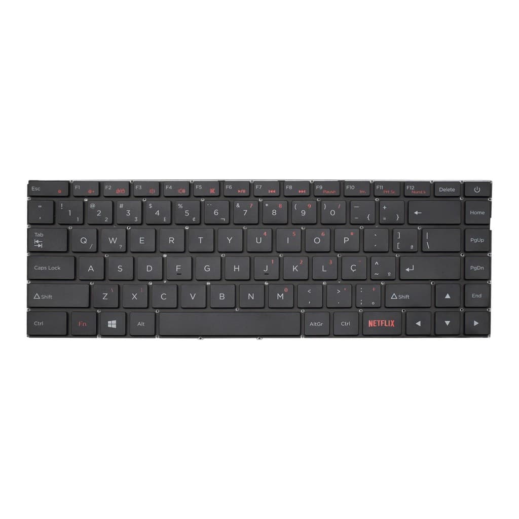 Teclado para Notebook Positivo Motion C4500C ABNT2 - Botão Netflix