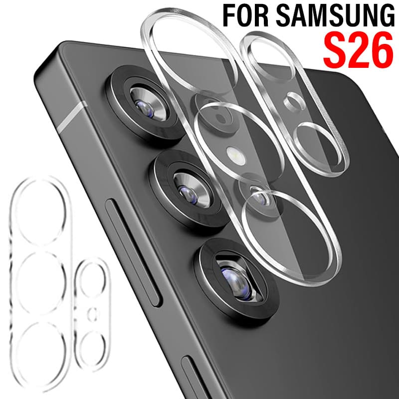 Para Samsung Galaxy S26 S26Plus S26Ultra Lente Da Câmera Traseira Filme De Vidro Temperado 5G Protetores De Filmes Claro