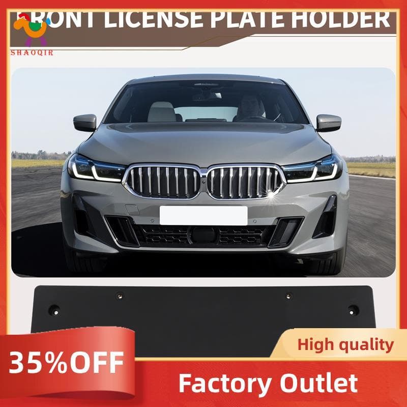 Para 6 Séries G32 GT 2020-2022 Placa De Identificação Frontal Transportadora Licença 51138078813