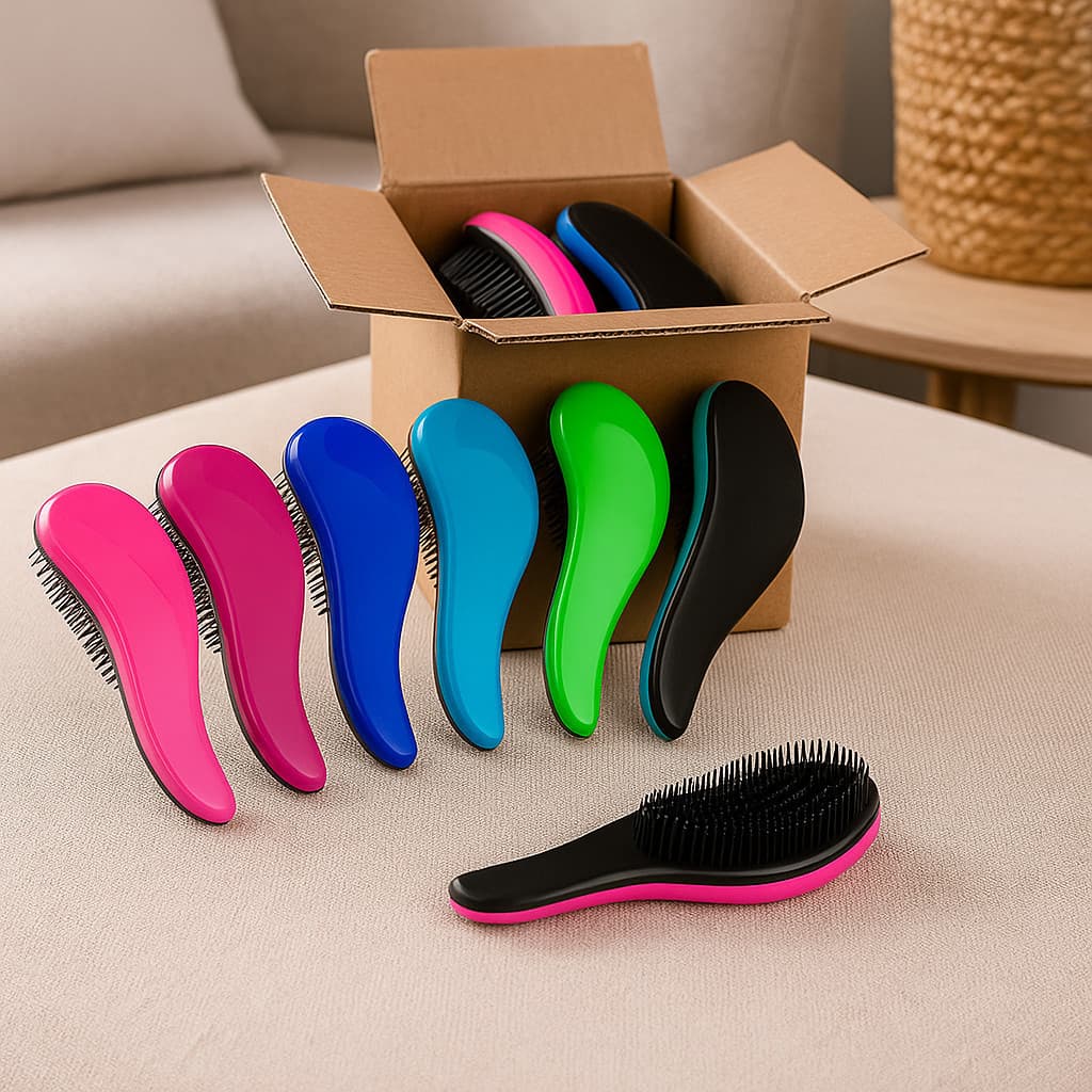 Atacado: 50 Escovas Mágicas Anti Frizz – Cores Sortidas ou Escolha | Para Revender