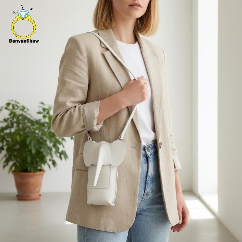[BANY] Bolsas Femininas De Couro Pu Moda Feminina De Ombro Portátil Bolsa De Telefone Pequena Crossbody Fofa Para Mulher