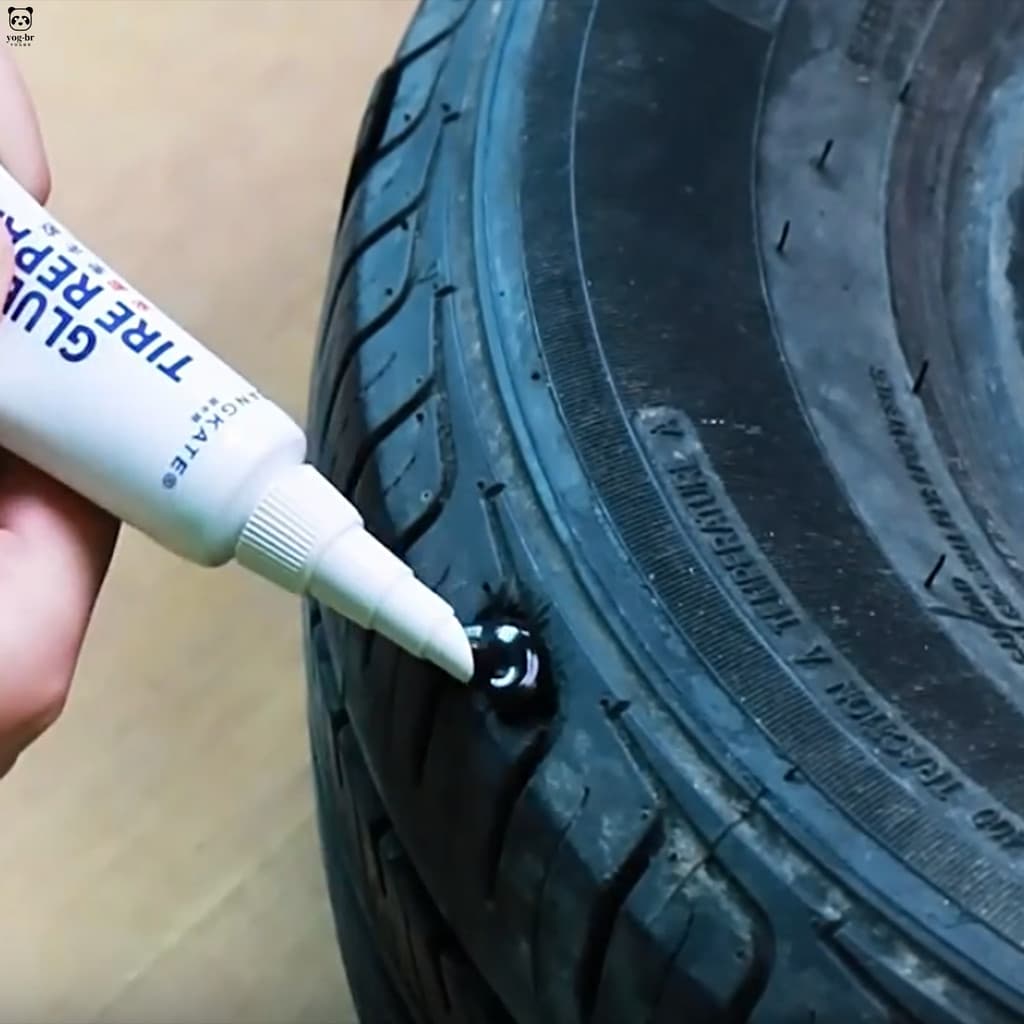 Cola Para Reparo De Pneus De Carro , Vedação E Ligação , Adesivo Arranhões Cortador De Trator De Caminhão