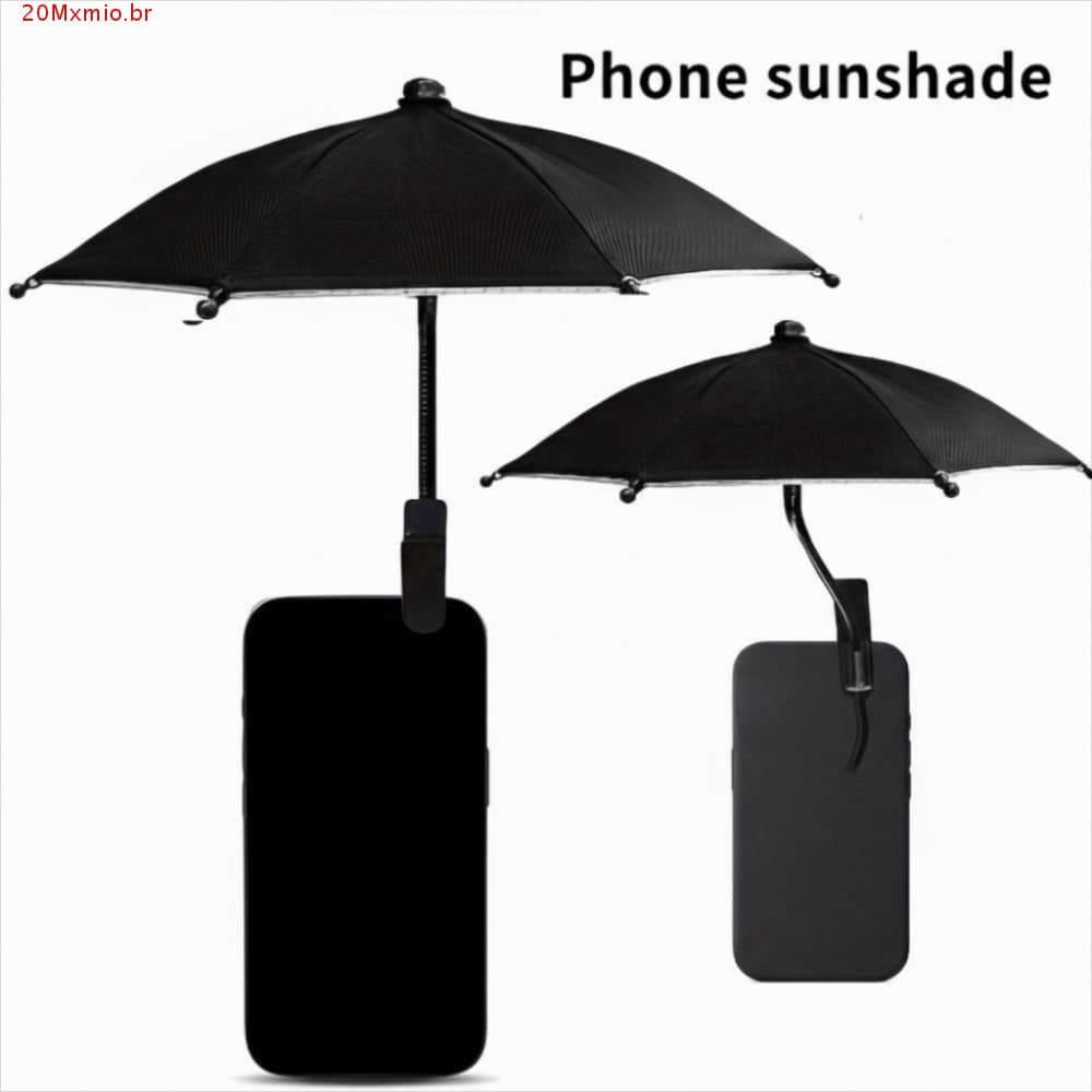 MXMIOB Guarda-Sol Para Celular Carro , Chuva Anti-Reflexo Com Design Dobrável , Abrigo Da