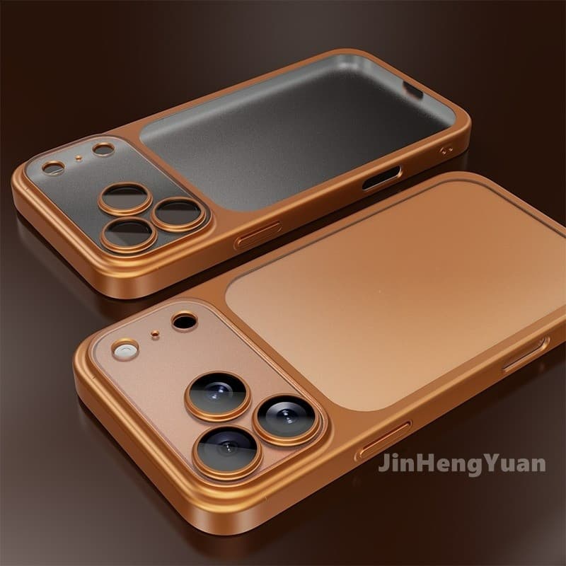 Capa De Telefone Ultrafina Fosca De Última Geração Para IPhone 17 16 15 14 13 Pro Max 17Air Com Filme De Lente Fosco Tud