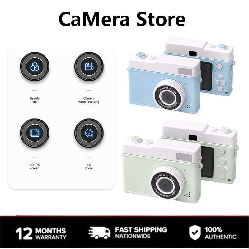 Camera Store DV04 Crianças Câmera De Tiro Digital Campus Estudante Selfie Vintage CCD Ultra HD Fotografia