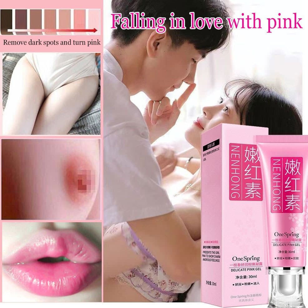 Creme para Mamilos Não Irritante R8HY Inibidor Rosa Privado Seguro 30ML Creme Clareador de Melanina Cuidado Privado Rosa