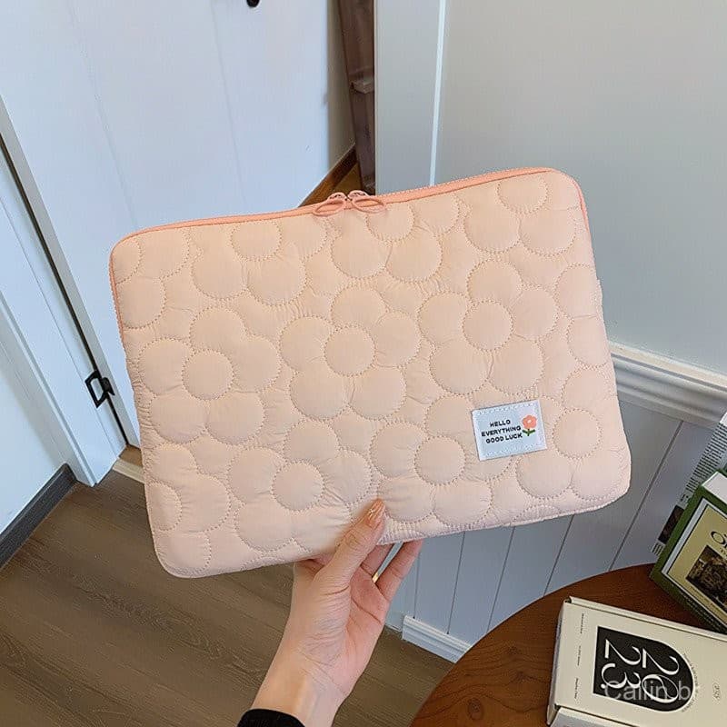 Cute Flower Saco Para Notebook Ipad 11/13/14/15 Inch Computador À Prova D'água De Mesa De Choque Protetor