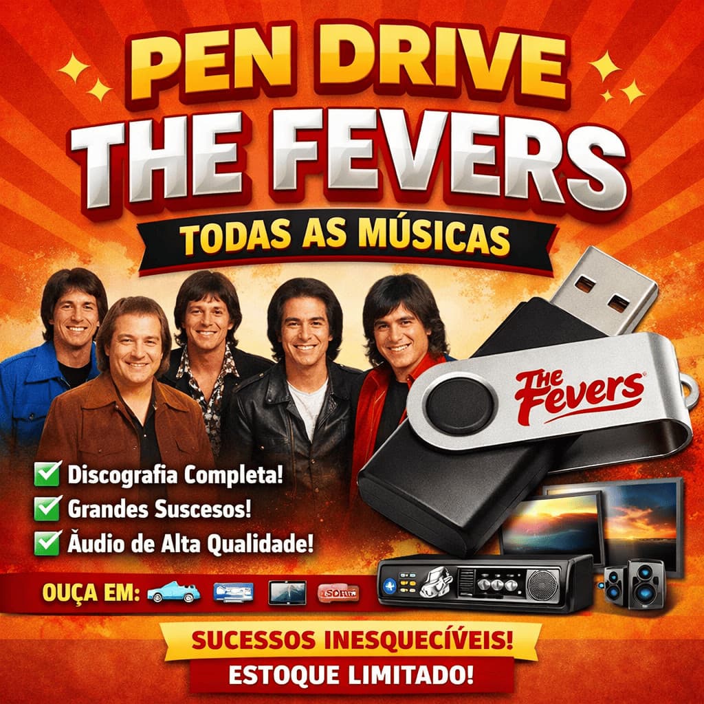 Play Drive Personalizado -  The Fevers  + Brinde