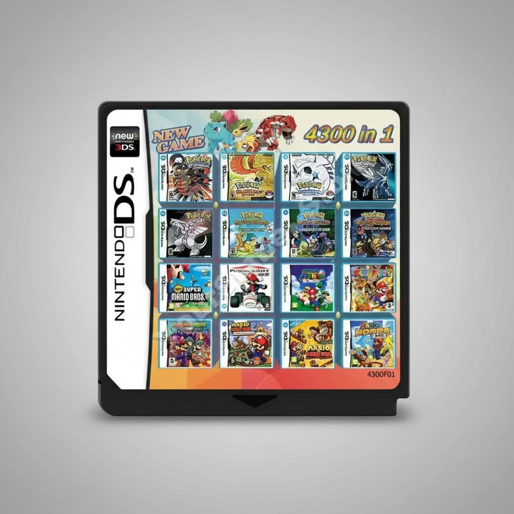 Cartucho R4 Para Nintendo Ds/3ds Com 4300 Jogos - 16 Gb