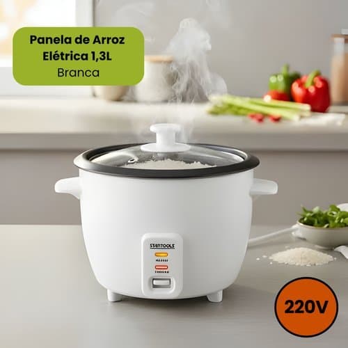 Panela Eletrica Arroz Capacidade 13 Litros Cozimento Pratico Rapido Potencia 220V