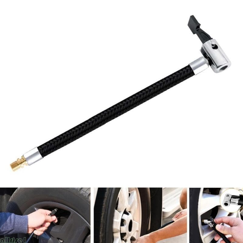 Todas As Mangueiras Ar Tubo Flexível Extensão Válvulas Pneu Para Compressores Inflador Pneus