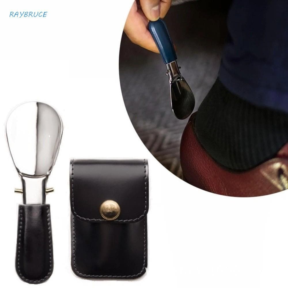 Calçadeira Dobrável Para Idosos Raybre , Mini Buzina De Aço Inoxidável Uso , Alça De PU