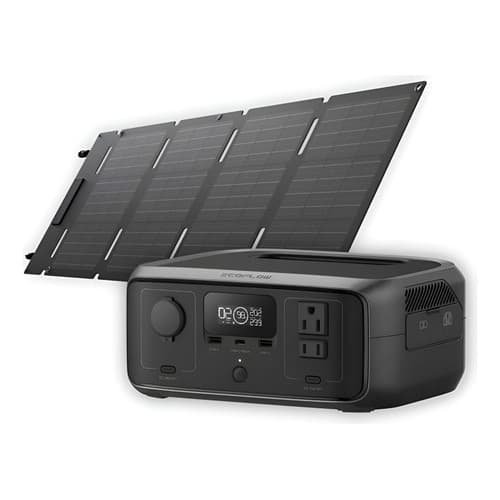 Kit Ecoflow Gerador River 3 300w A 600w 110v + Painel 45w 