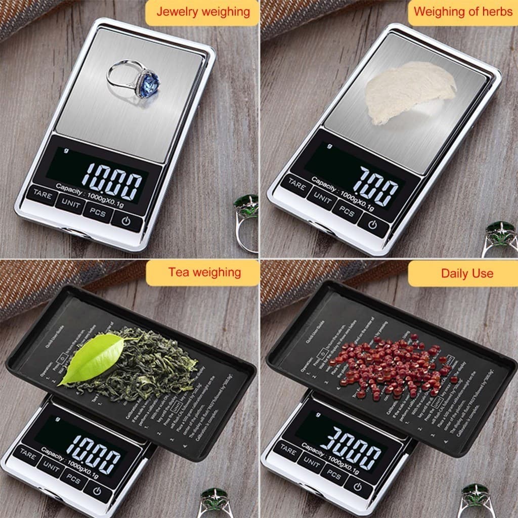 Balança De Bolso 0,01g Eletrônica Digital De Precisão Para Joias e Outros Pesagem Portátil P.HQ
