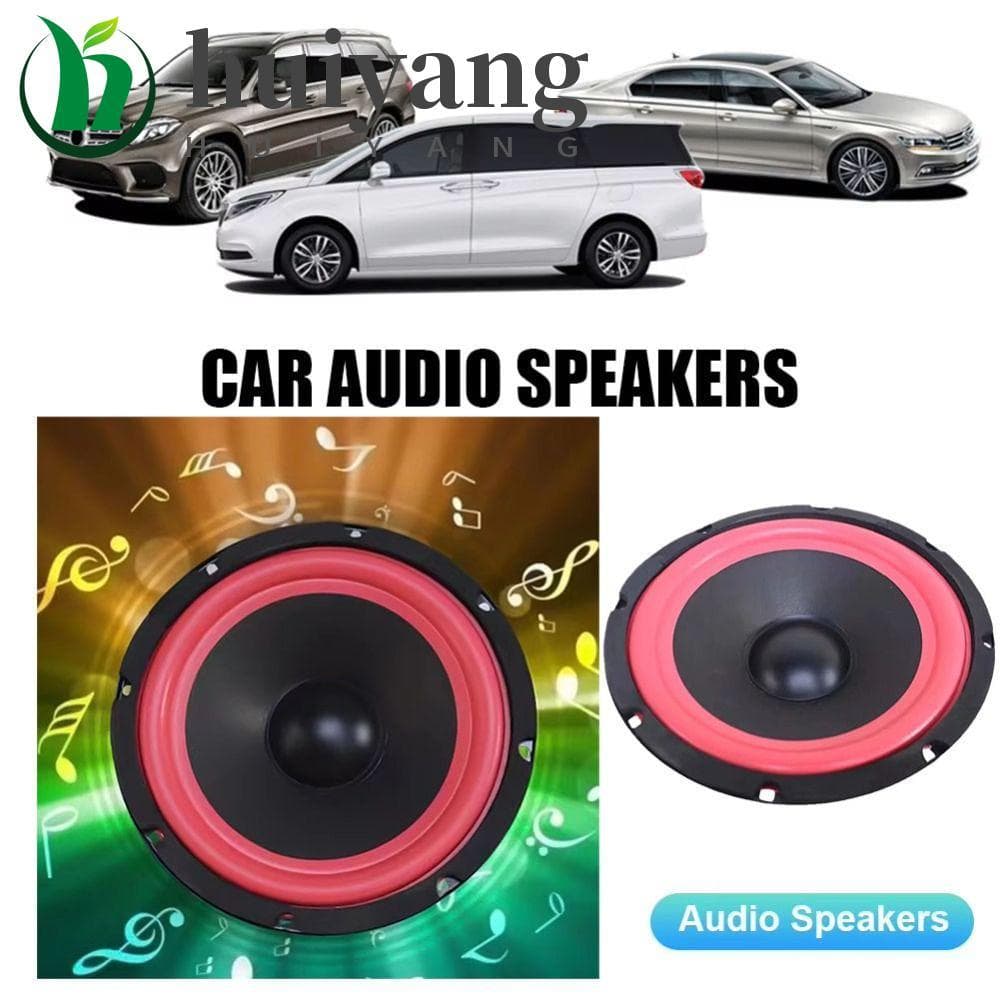 Alto-Falantes Para Carro HUIYANG , Subwoofer Coaxial De 4 Ohms , Falante De Gama Completa De Reforço De Graves Durável N