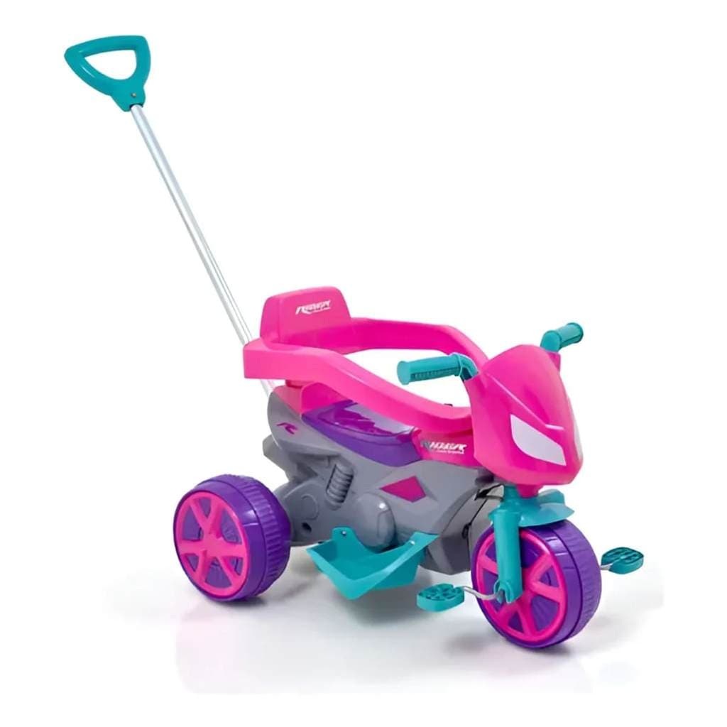 Triciclo Andador Rider Rosa - Usual PB