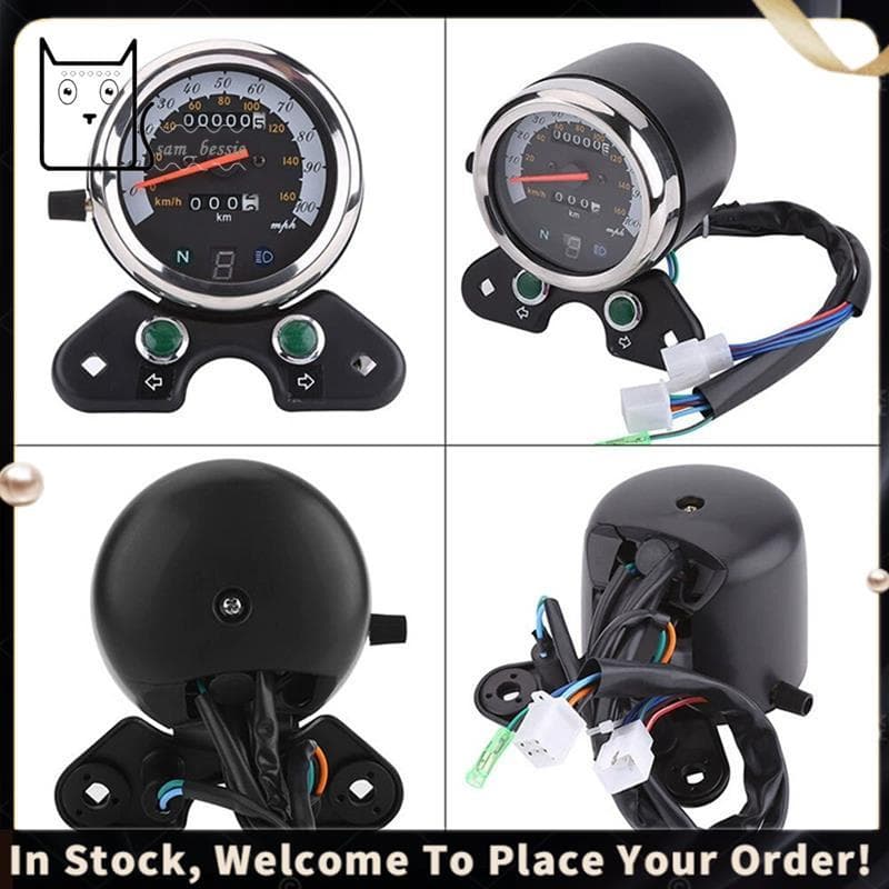 Velocímetro Medidor Instrumento Da Motocicleta GN125 Para GN125 TU250 Universal Odômetro