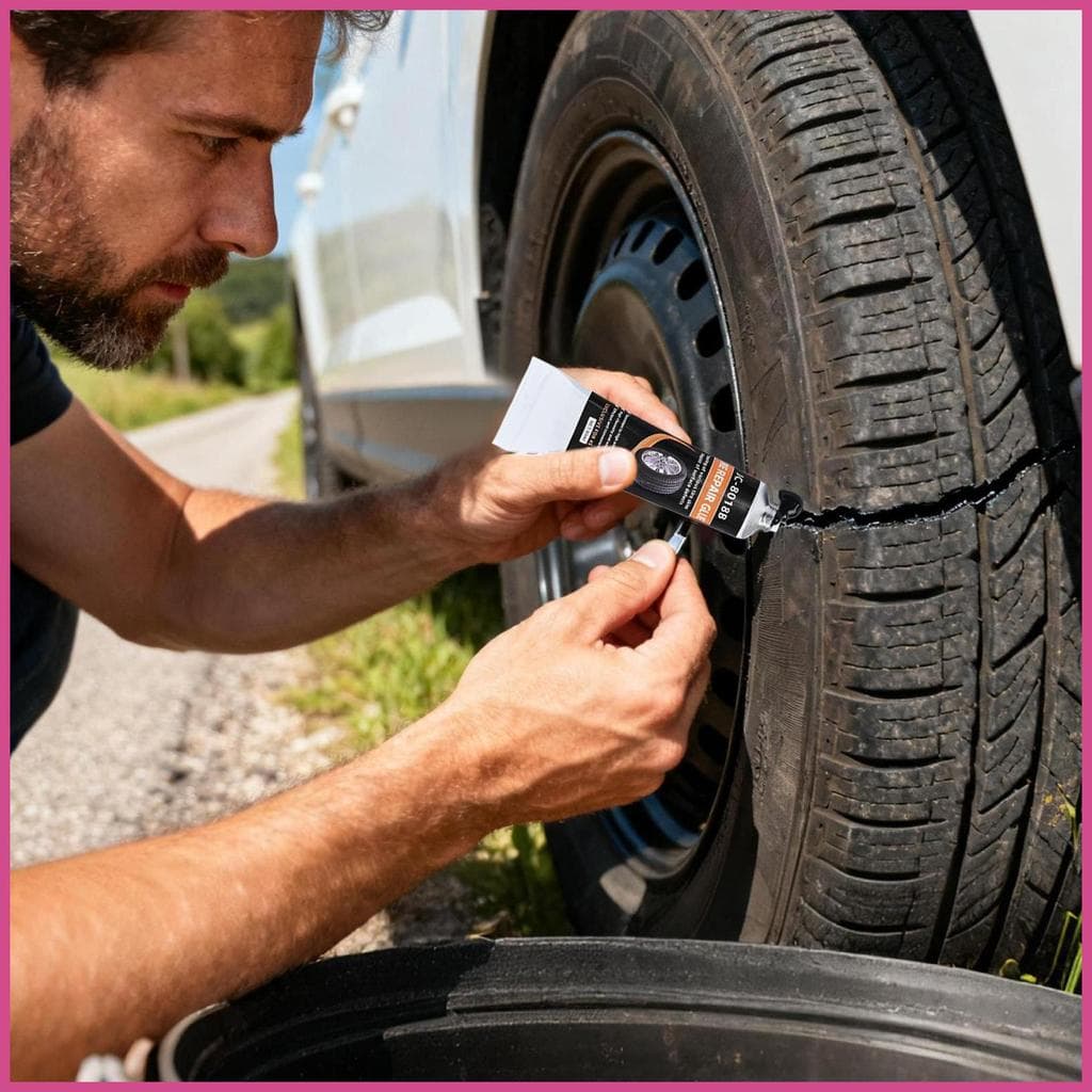 Plugue De Pneu 30ml Kit Adesivo De Ligação De Roda Automática Remendo Resistente Para Bicicleta Motocicleta RV Trator mu