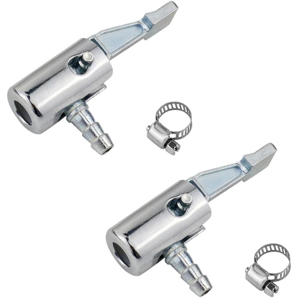 Bico de Ar Metálico com Trava de 1/4", Bico Mini para Inflador de Pneus, Conector de Mangueira para Compressor de Ar Por
