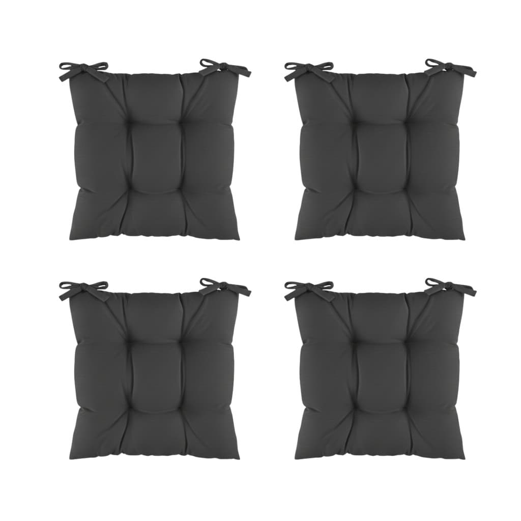 Kit 4 Almofadas Futon P/ Cadeira Sofa Pallet Banco Cheia Confortavel Macio 40X40cm Cores Diversas