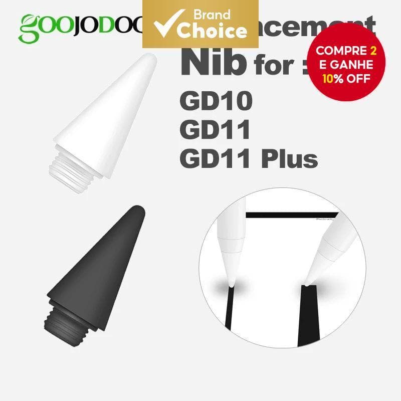 GOOJODOQ Stylus Pen Tips Pontas De Substituição Para Nanofibras Premium Da Série GD11 GD10 Sem Tela De Arranhões