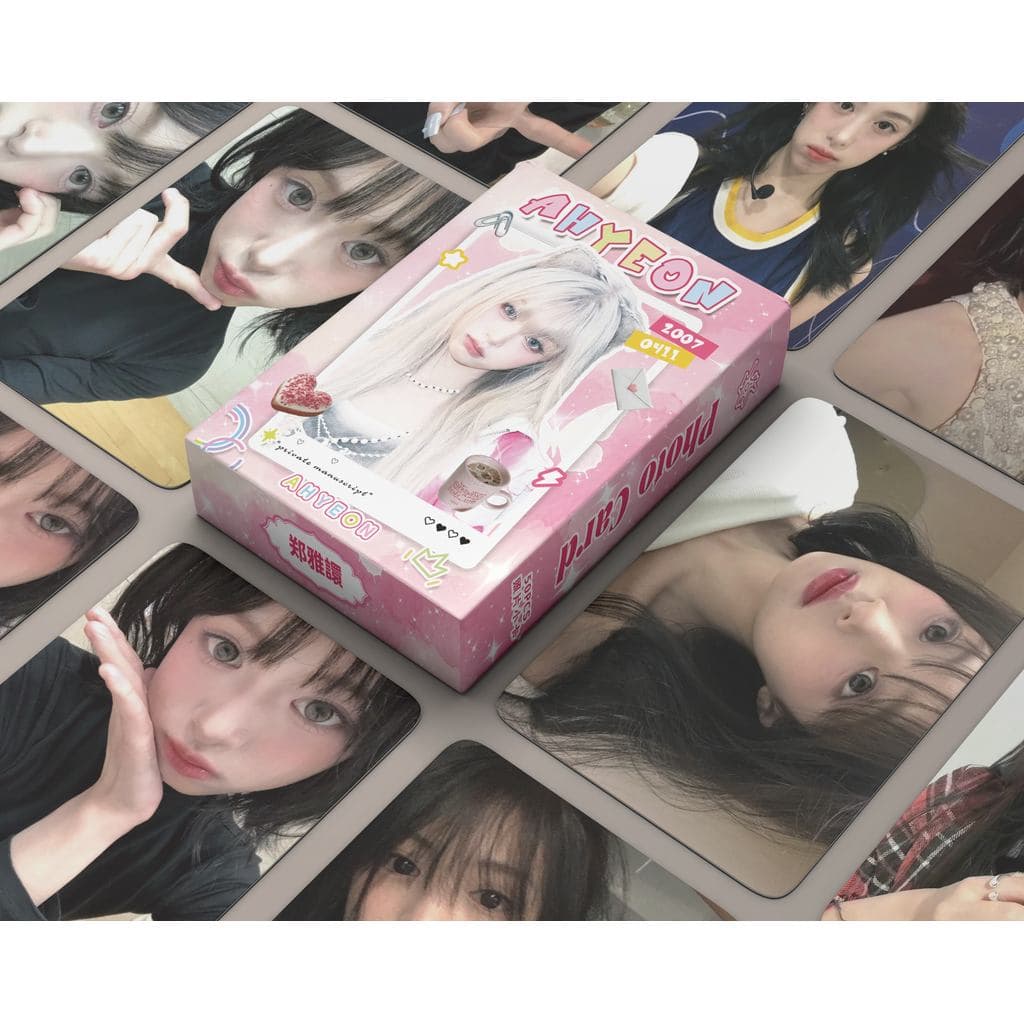 30-55pcs BM Hello Monsters Cartões Lomo Holográficos Gotejamento BABYMONS7ER Holograma Photocards MONSTIEZ AHYEON ASA CH