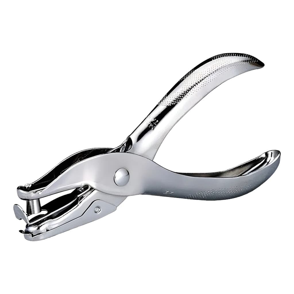 Furador Papel Redondo 6mm Alumínio Metal Capacidade 6 Folhas