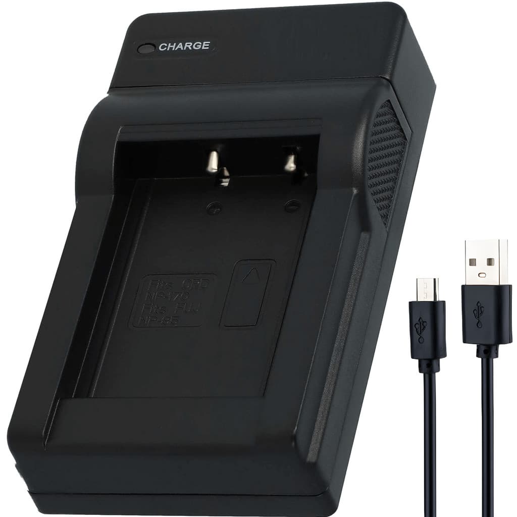 Carregador USB NP85 para Baterias Fujifilm NP-85 NP-170 CB-170 (USB)