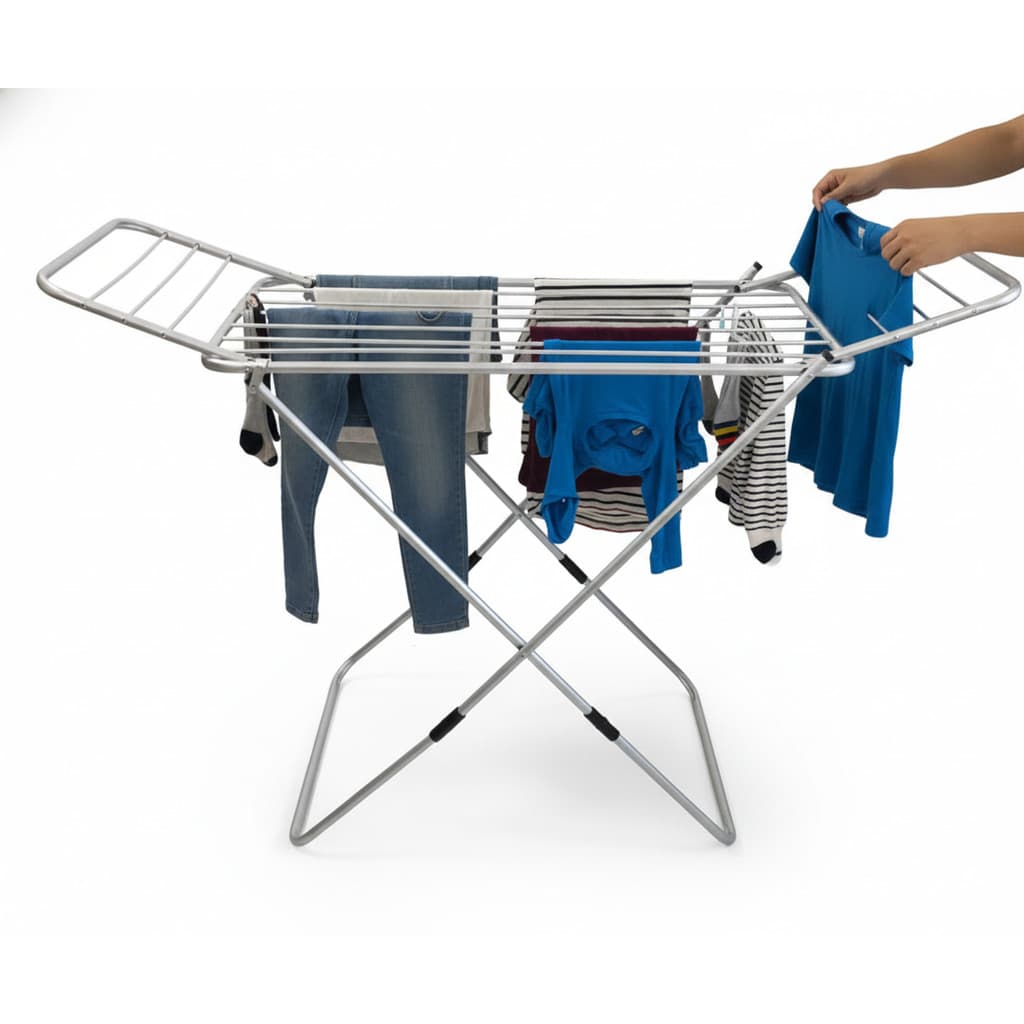 VARAL DE CHAO ALUMINIO GRANDE COM ABAS RESISTENTE TAMANHO 1,60M