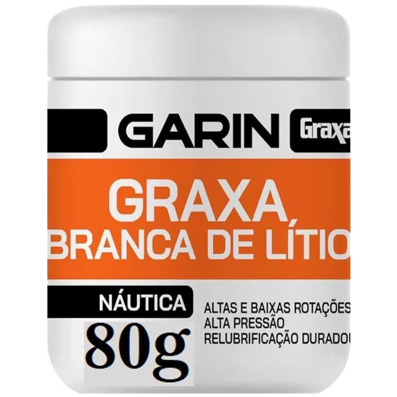 80g Graxa de Lítio Branca Garin
