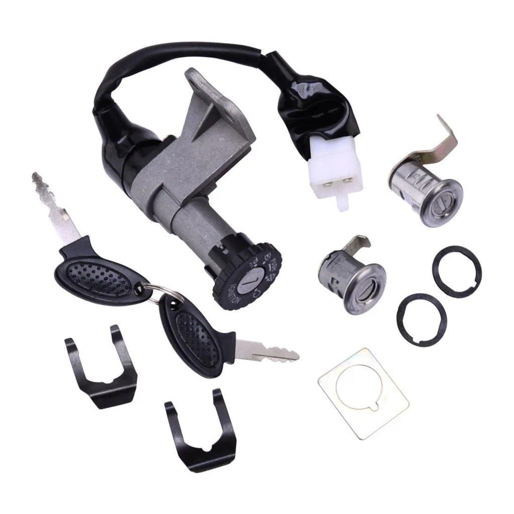 Conjunto Universal De Bloqueio De Chave De Ignição De Motor De Motocicleta , Adequado Para GY6 4 Tempos 50-150cc De Alta