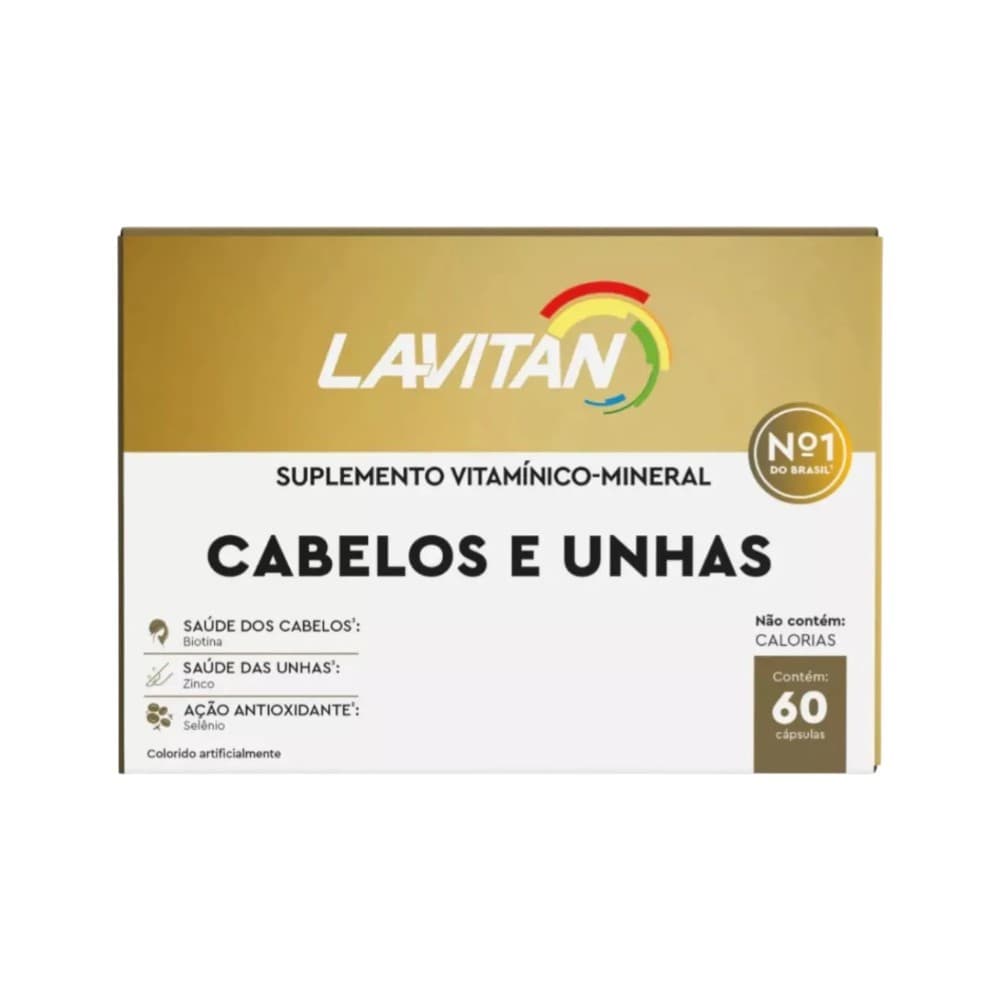 Lavitan Mais Hair Cabelos E Unhas 60 Cápsulas - Cimed