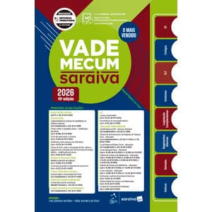 Livro Vade Mecum Saraiva Tradicional - 41ª Edição 2026 - ESTBH - livros novos