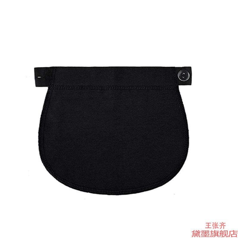 Saco de pano elástico de quatro olhos expansão de gravidez elástico ajuste comum casa de botão cintura obesidade calças 