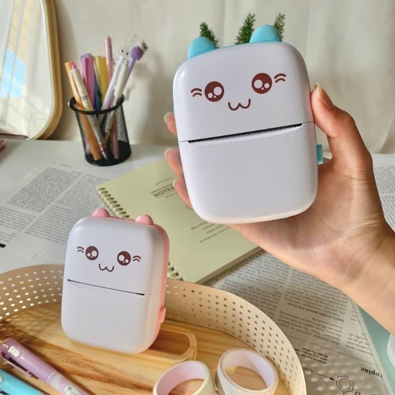 Mini Impressora Térmica Portátil: Imprima Fotos e Desenhos Animados Sem Fio para Android e iOS Orbitta