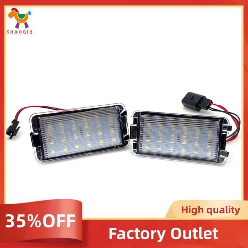 Lâmpada De Matrícula Para Seat Arosa MK1 MK2 1M Toledo 5P Conjunto De Luz De Placa De Licença 5P0943021