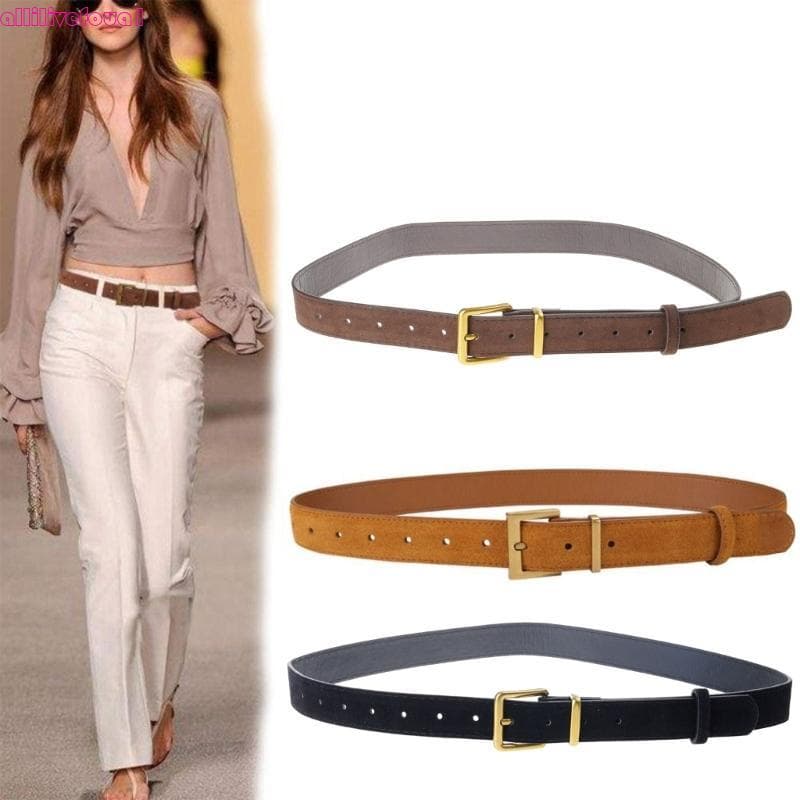 allilivefoua1 Cinto Casual Fivela Punk Corrente Traje Para Envoltório Vestido Terno Saia Jeans Je